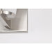 SATCO/NUVO Royale 1 Light Vanity Brushed Nickel Finish Ribbed White Glass (60-8731)