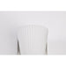 SATCO/NUVO Royale 1 Light Vanity Brushed Nickel Finish Ribbed White Glass (60-8731)