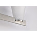 SATCO/NUVO Royale 3 Light Vanity Brushed Nickel Finish Ribbed White Glass (60-8733)