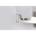 SATCO/NUVO Royale 4 Light Vanity Brushed Nickel Finish Ribbed White Glass (60-8734)