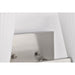 SATCO/NUVO Royale 4 Light Vanity Brushed Nickel Finish Ribbed White Glass (60-8734)