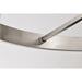 SATCO/NUVO Royale 6 Light Chandelier Brushed Nickel Finish Ribbed White Glass (60-8736)