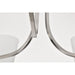 SATCO/NUVO Royale 6 Light Chandelier Brushed Nickel Finish Ribbed White Glass (60-8736)