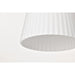 SATCO/NUVO Royale Mini Pendant Brushed Nickel Finish Ribbed White Glass (60-8737)