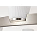 SATCO/NUVO Royale 8 Light Chandelier Brushed Nickel Finish Ribbed White Glass (60-8739)