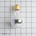 Standard 60W A19 Incandescent 120V Medium E26 Base Clear Silver Bowl Globe Bulb (60A19HM)