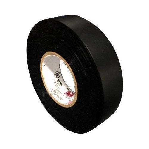 MORRIS 7Mil X 3/4 Inch X 66 Foot Commercial Grade Electrical Tape Black (60100)
