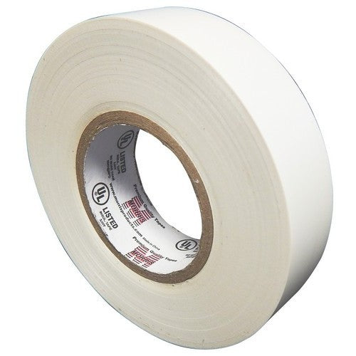 MORRIS 7Mil X 3/4 Inch X 66 Foot Professional Grade Electrical Tape White (60112)