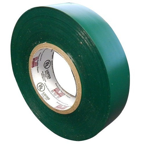 MORRIS 7Mil X 3/4 Inch X 66 Foot Professional Grade Electrical Tape Green (60114)