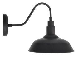 Sylvania Metal Flush Mount Outdoor Sconce 1 LED A19 800Lm CEC Compliant Filament Lamp Included (60123)