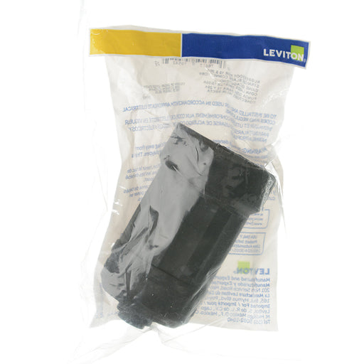 Leviton Boot For Straight/Locking Connector 15 Amp And 20 Amp 3-Wire Weather Resistant Black (6018)