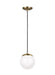 Generation Lighting Leo Small LED Pendant 3000K (601893S-848)