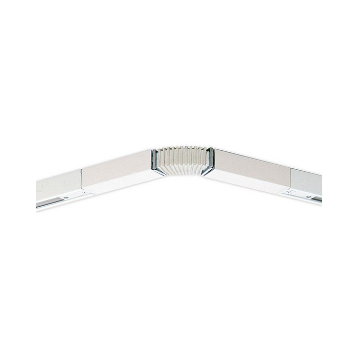 Philips Lightolier 6053NWH Basic Track System Variable Angle Connector Matte White (#912400465089)