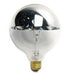 Standard 60W G25 Incandescent 120V Medium E26 Base Clear Silver Bowl Globe Bulb (60G25/SB/CL/120)