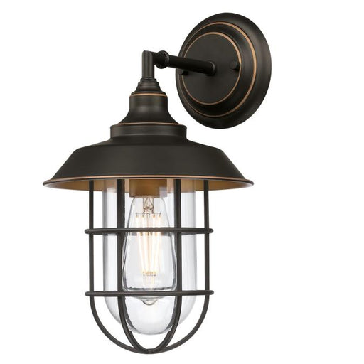 Westinghouse Wall Fixture Black-Bronze Finish With Highlights Clear Glass (6121600)