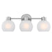 Westinghouse 3 Light Wall Fixture Brushed Nickel Finish Frosted Glass (6124800)