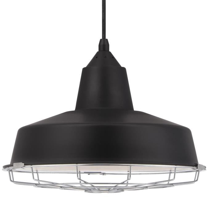 Westinghouse LED Pendant Black Finish Chrome Cage (6131800)