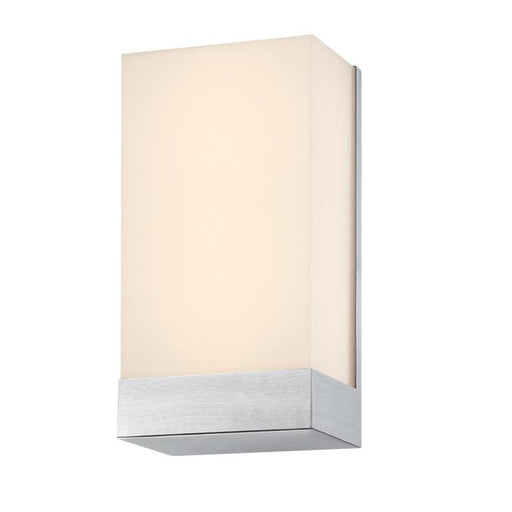 Westinghouse 15W 1 Light LED Wall Fixture CCT Selectable 2700K/3000K/3500K/4000K/5000K Brushed Nickel Finish Frosted Acrylic Shade (6135600)