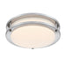 Westinghouse Lauderdale 23W 11 Inch Dimmable LED Flush Mount Brushed Nickel With Acrylic Shade 27-50K (6136000)