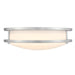 Westinghouse Lauderdale 23W 11 Inch Dimmable LED Flush Mount Brushed Nickel With Acrylic Shade 27-50K (6136000)