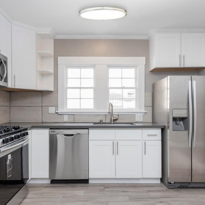 Westinghouse Lauderdale 40W 32.5 Inch Dimmable LED Flush Mount Brushed Nickel With Acrylic Shade CCT Selectable 2700K/3000K/3500K/4000K/5000K (6136200)