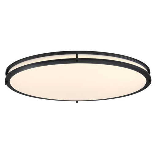 Westinghouse Lauderdale 40W 32.5 Inch Dimmable LED Flush Mount Black With Acrylic Shade CCT Selectable 2700K/3000K/3500K/4000K/5000K (6136300)