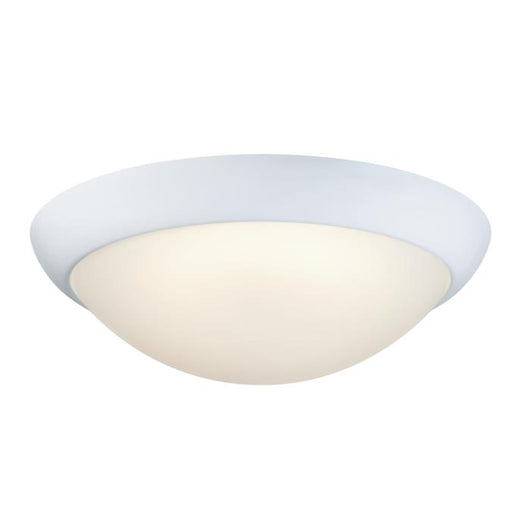 Westinghouse Redbank 11 Inch 14W Indoor LED Flush Mount Ceiling Fixture CCT Selectable 2700K/3000K/3500K/4000K/5000K 80 CRI Dimmable White/Frosted Glass Shade (6137300)