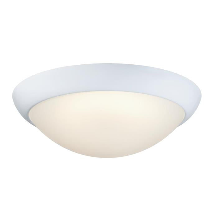 Westinghouse Redbank 11 Inch 14W Indoor LED Flush Mount Ceiling Fixture CCT Selectable 2700K/3000K/3500K/4000K/5000K 80 CRI Dimmable White/Frosted Glass Shade (6137300)