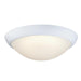 Westinghouse Redbank 11 Inch 14W Indoor LED Flush Mount Ceiling Fixture CCT Selectable 2700K/3000K/3500K/4000K/5000K 80 CRI Dimmable White/Frosted Glass Shade (6137300)