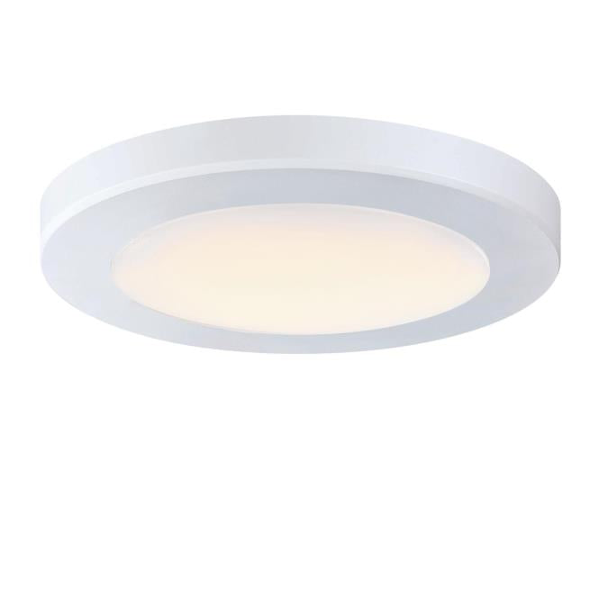 Westinghouse 6 Inch 8W LED Flush Mount Ceiling Fixture CCT Selectable 2700K/3000K/3500K/4000K/5000K 850Lm 80 CRI Dimmable White/Frosted Polycarbonate Shade (6137700)