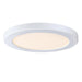 Westinghouse 9 Inch 18W LED Flush Mount Ceiling Fixture CCT Selectable 2700K/3000K/3500K/4000K/5000K 1450Lm 80 CRI Dimmable White/Frosted Polycarbonate Shade (6137900)