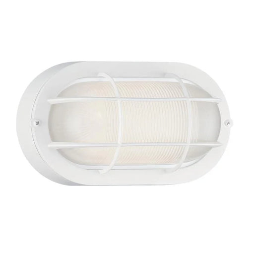 Westinghouse LED Wall Fixture 6W 680Lm CCT Selectable 2700K/3000K/3500K/4000K/5000K Dimmable Textured White Finish/Glass Lens (6139300)