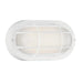 Westinghouse LED Wall Fixture 6W 680Lm CCT Selectable 2700K/3000K/3500K/4000K/5000K Dimmable Textured White Finish/Glass Lens (6139300)