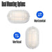 Westinghouse LED Wall Fixture 6W 680Lm CCT Selectable 2700K/3000K/3500K/4000K/5000K Dimmable Textured White Finish/Glass Lens (6139300)