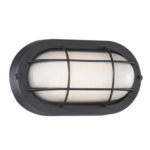 Westinghouse 9 Inch 6W LED Outdoor Wall Fixture CCT Selectable 2700K/3000K/3500K/4000K/5000K 680Lm 80 CRI Dimmable Textured Black/White Glass Lens (6139400)