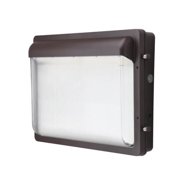 ETI MWPK-3-LB3-CP3-MV-LVD Modern LED Wall Pack 12000-19600Lm 120-277Vac 0-10V Dimming Photocell With Enable/Disable Switch Bronze (61510101)