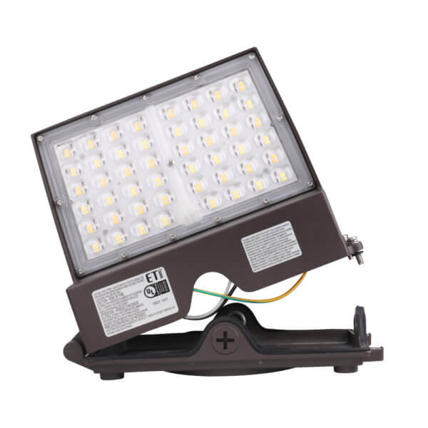 ETI CWPK-1-LB3-CP3-MV-LVD Cut-Off LED Wall Pack 2600-8280Lm 120-277Vac 0-10V Dimming Photocell With Enable/Disable Switch Bronze (61511101)