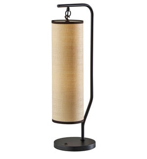 Adesso Lyons Table Lamp Black (6167-01)