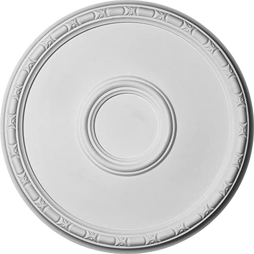 Ekena Millwork 19 3/4 Inch Outer Diameter X 1 3/8 Inch P Odessa Bead And Barrel Ceiling Medallion (CM20OD)