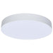 SATCO/NUVO 11W 7 Inch LED Trimless Surface Mount CCT Selectable 2700K/3000K/3500K/4000K/5000K Line Voltage Dimmable White Finish 120V (62-1004)