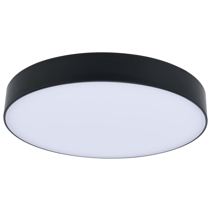 SATCO/NUVO 11W 7 Inch LED Trimless Surface Mount CCT Selectable 2700K/3000K/3500K/4000K/5000K Line Voltage Dimmable Black Finish 120V (62-1006)