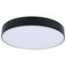 SATCO/NUVO 11W 7 Inch LED Trimless Surface Mount CCT Selectable 2700K/3000K/3500K/4000K/5000K Line Voltage Dimmable Black Finish 120V (62-1006)