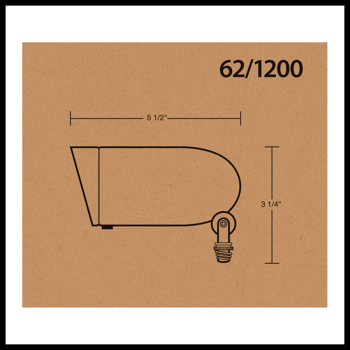 SATCO/NUVO LED Landscape Flood 6W Bronze Finish 3000K (62-1200)