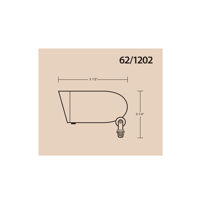 SATCO/NUVO LED Landscape Flood 6W Light Gray Finish (62-1202)