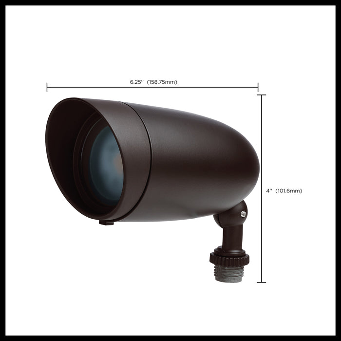SATCO/NUVO LED Landscape Flood 9W Bronze Finish 3000K (62-1205)