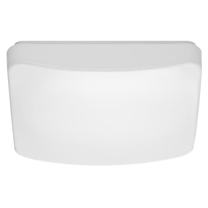 SATCO/NUVO 11 Inch Flush Mounted LED Fixture CCT Selectable 3000K/4000K/5000K Square White Acrylic (62-1214)