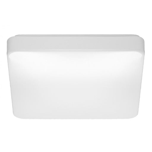 SATCO/NUVO 14 Inch Flush Mounted LED Fixture CCT Selectable 3000K/4000K/5000K Square White Acrylic With Sensor (62-1217)