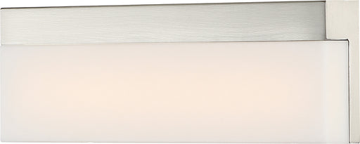 SATCO/NUVO Jackson LED Small Vanity Brushed Nickel Finish With White Acrylic (62-1327)