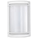SATCO/NUVO 18.5W LED Rectangular Bulk Head Outdoor Fixture 1100Lm 90 CRI 120V 3000K White Finish - White Glass (62-1393)