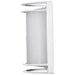 SATCO/NUVO 18.5W LED Rectangular Bulk Head Outdoor Fixture 1100Lm 90 CRI 120V 3000K White Finish - White Glass (62-1393)